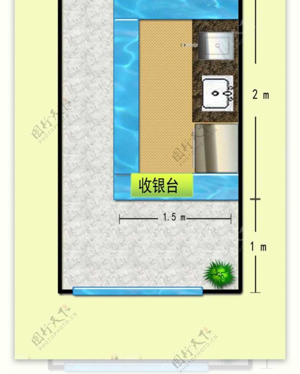 店面装修平面图