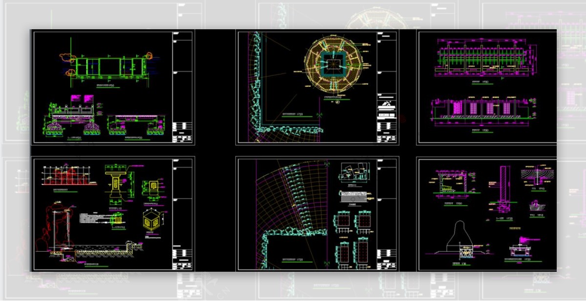 公园景观某小公园施工图全套图片