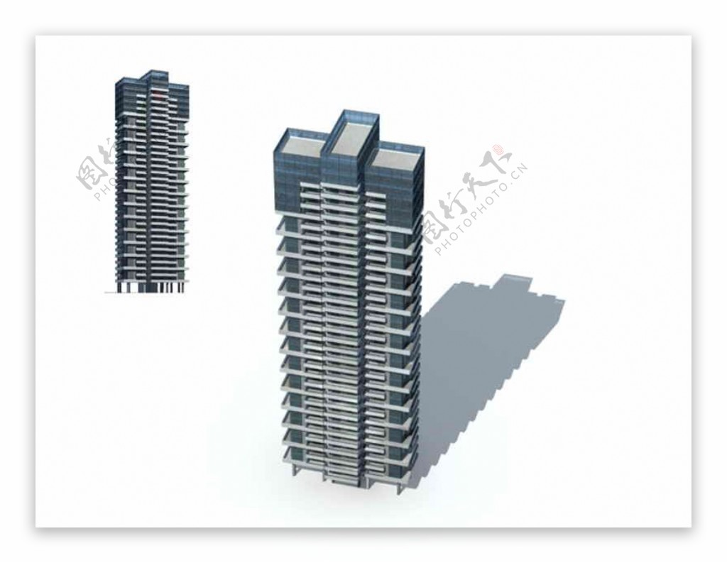 建筑高层模型