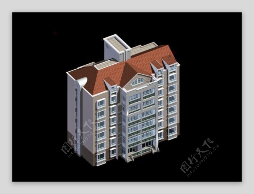 摩天大厦建筑模型3d设计