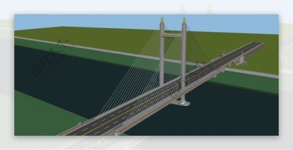 桥梁大桥小品建筑3D模型