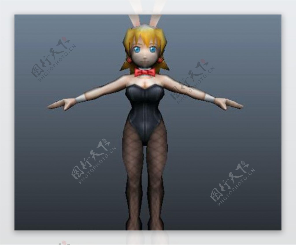 兔女孩游戏模型素材