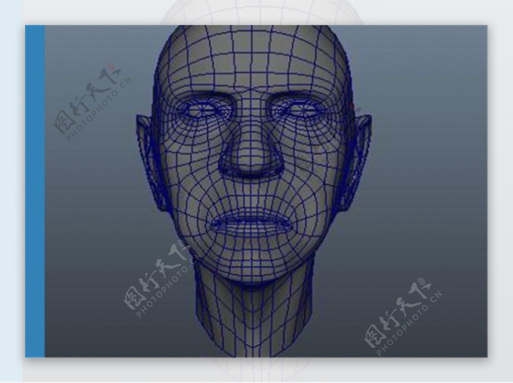 3D人像条纹游戏模型