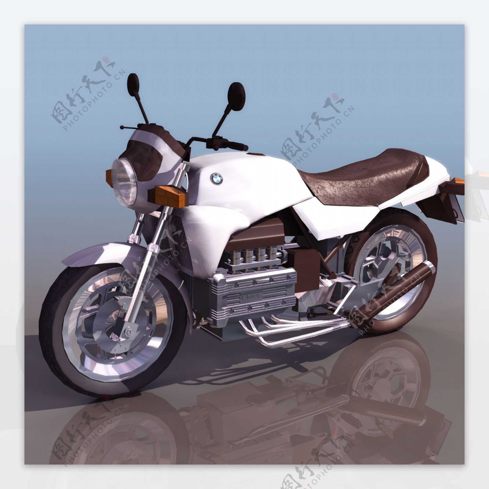 BMWK100摩托车模型04