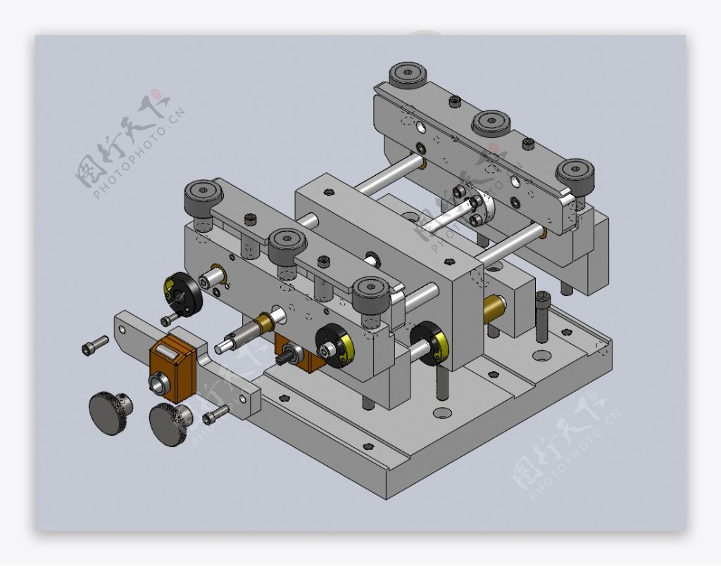 网络侧导板SolidWorks2010