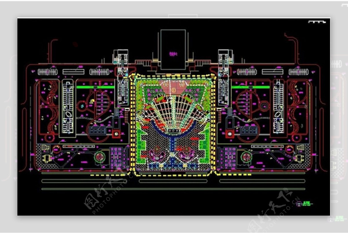广场规划CAD图