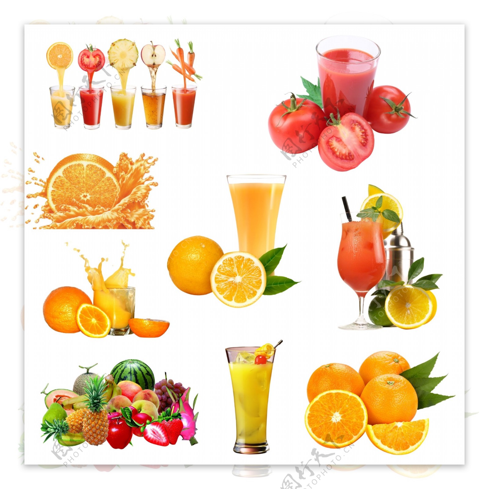 水果蔬菜果汁图片