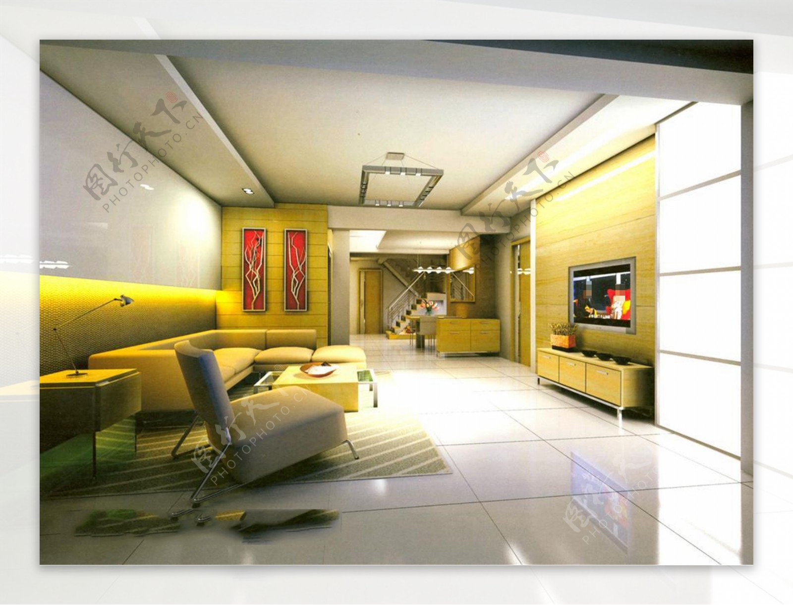 家居客厅模型设计
