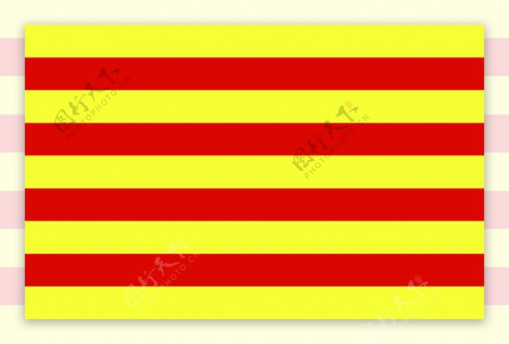 西班牙的加泰罗尼亚旗帜