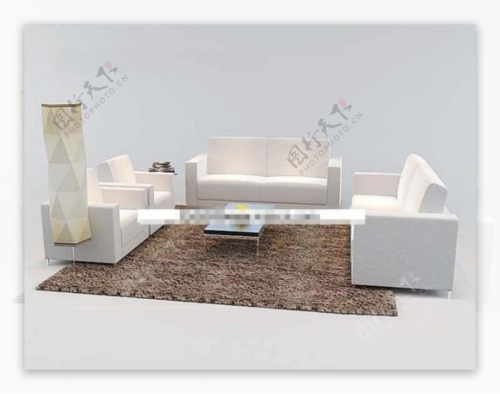 高雅大气型沙发组合设计模型