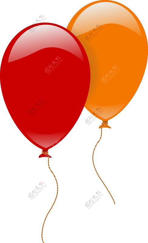 两个气球