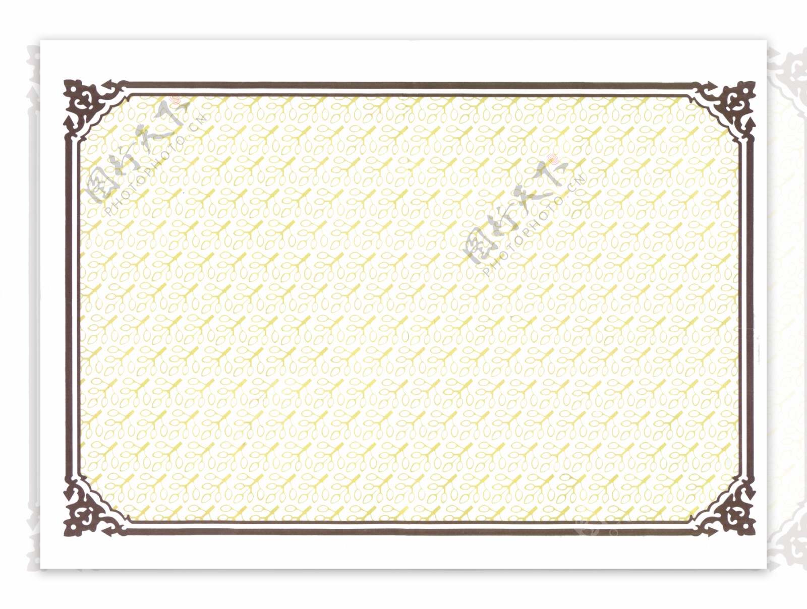 证书底纹背景图片