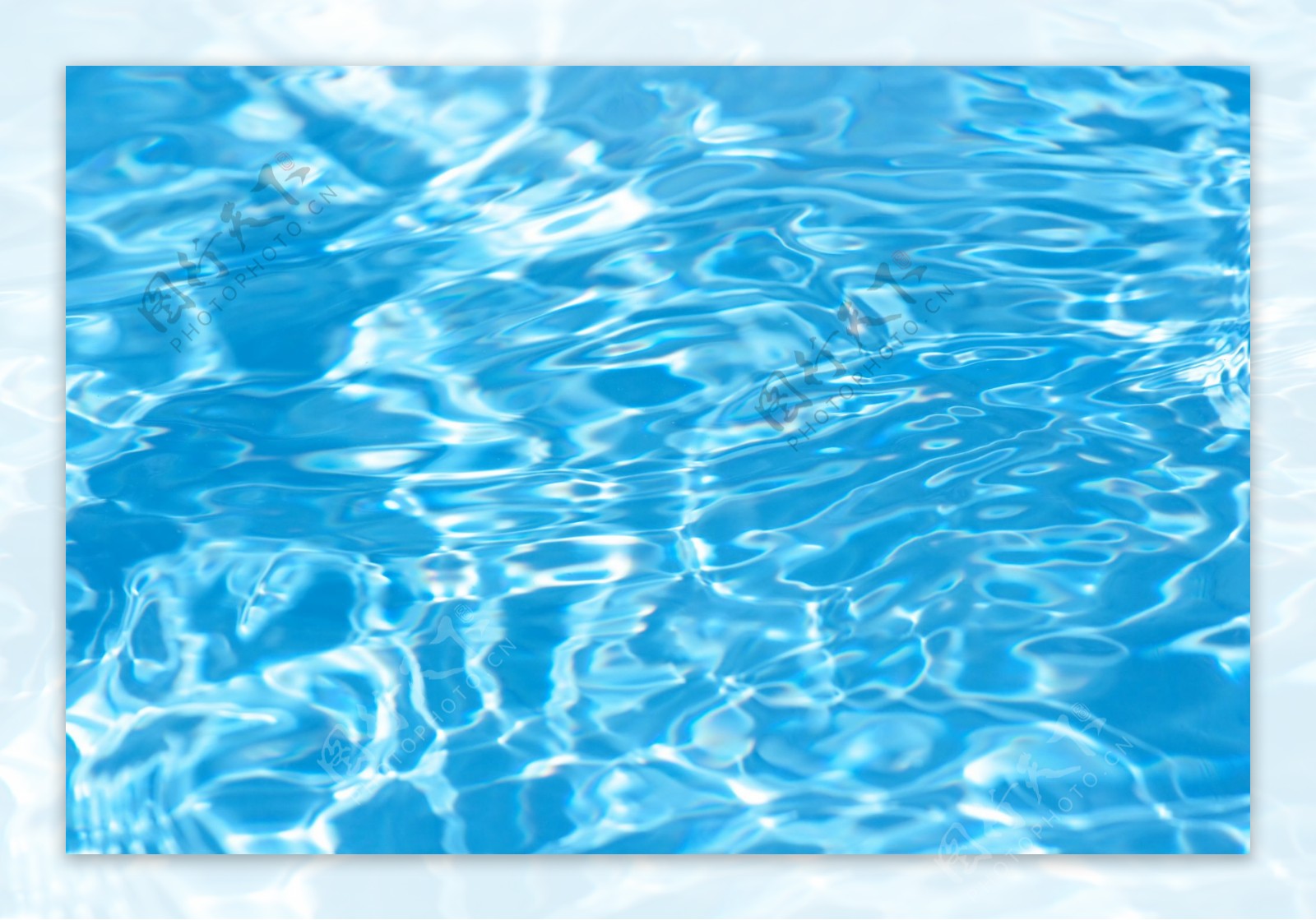 蓝色的水背景图片素材6