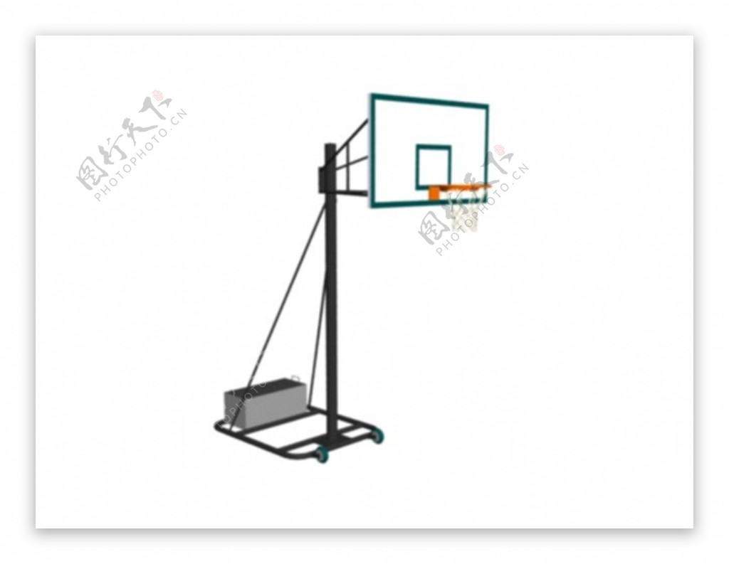 篮球框3d模型
