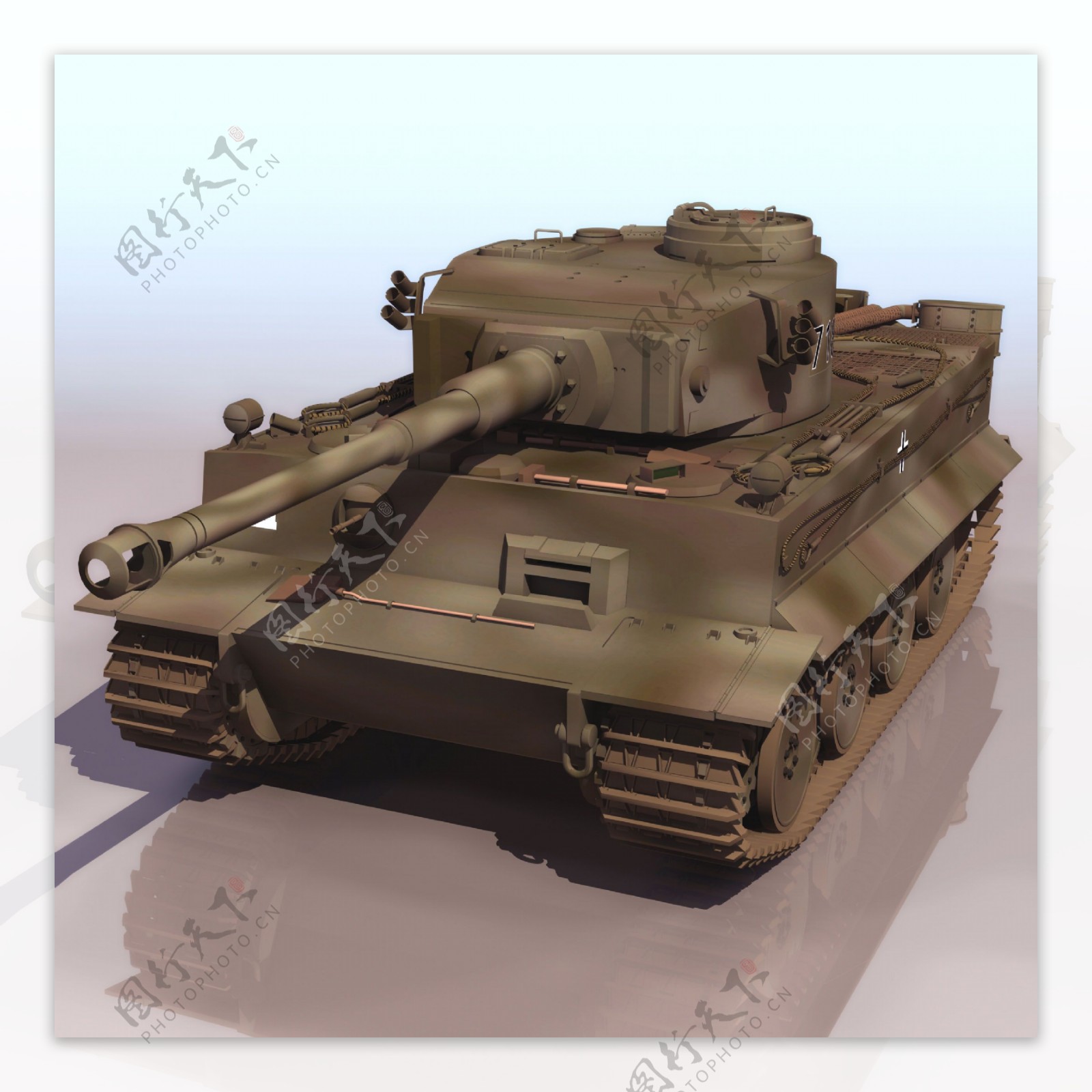 TIGER坦克模型018