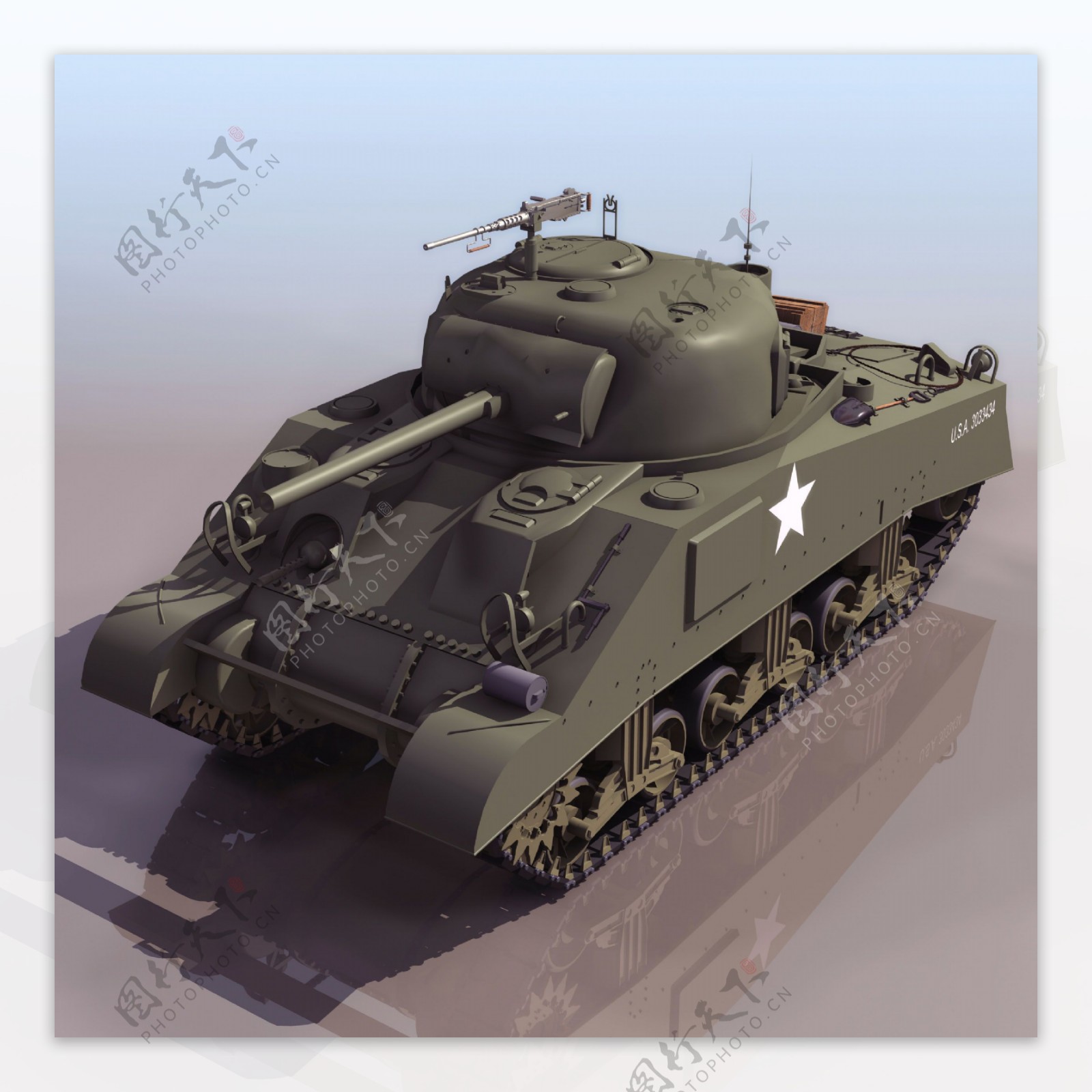 轻型坦克车模型