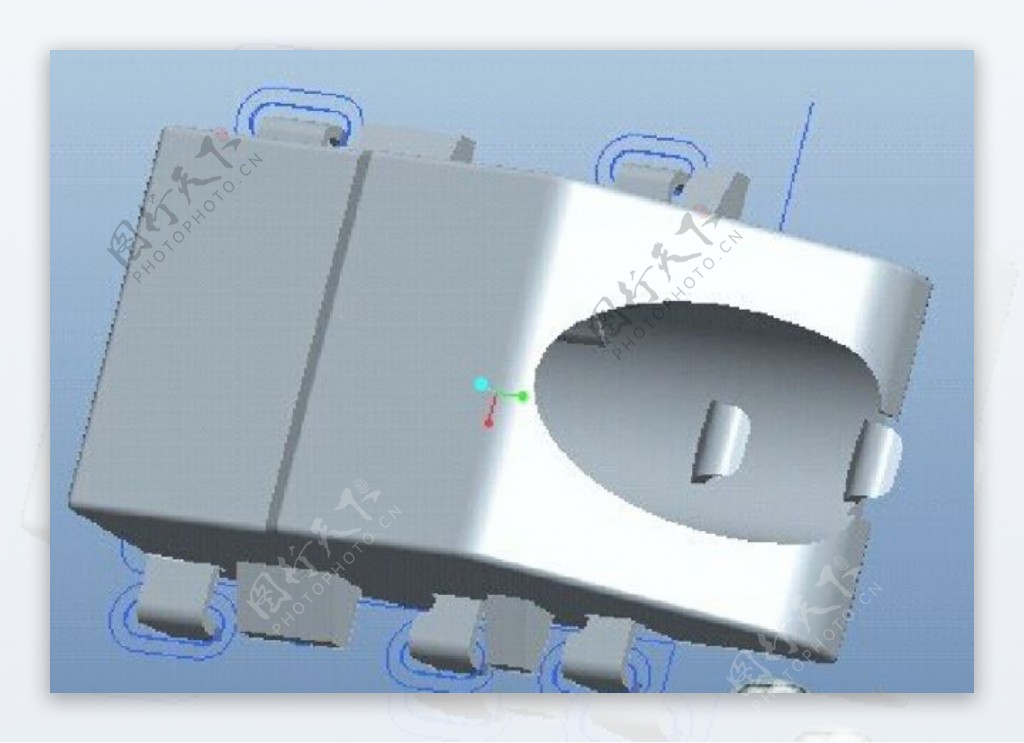 电子元器件耳机座3D模型