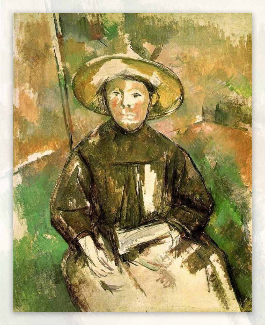 PaulCzanne0301法国画家保罗塞尚paulcezanne后印象派新印象派人物风景肖像静物油画装饰画