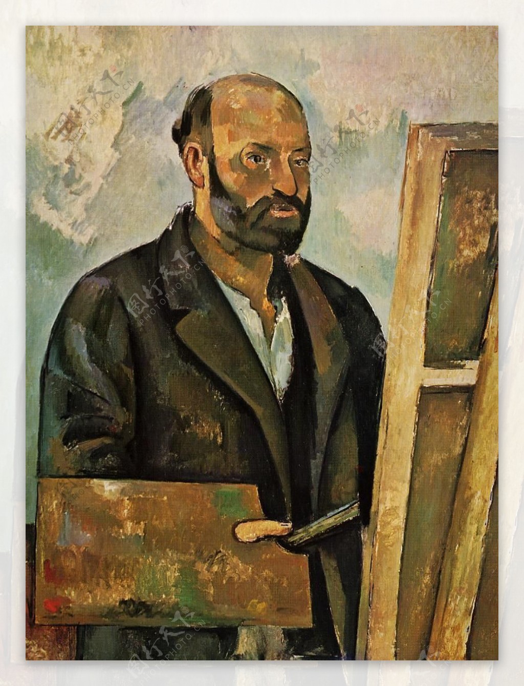 PaulCzanne0224法国画家保罗塞尚paulcezanne后印象派新印象派人物风景肖像静物油画装饰画