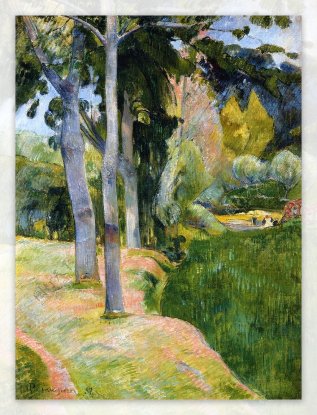 PaulGauguin0255法国画家保罗高更paulgauguin后印象主义风景人物田园自然静物油画装饰画