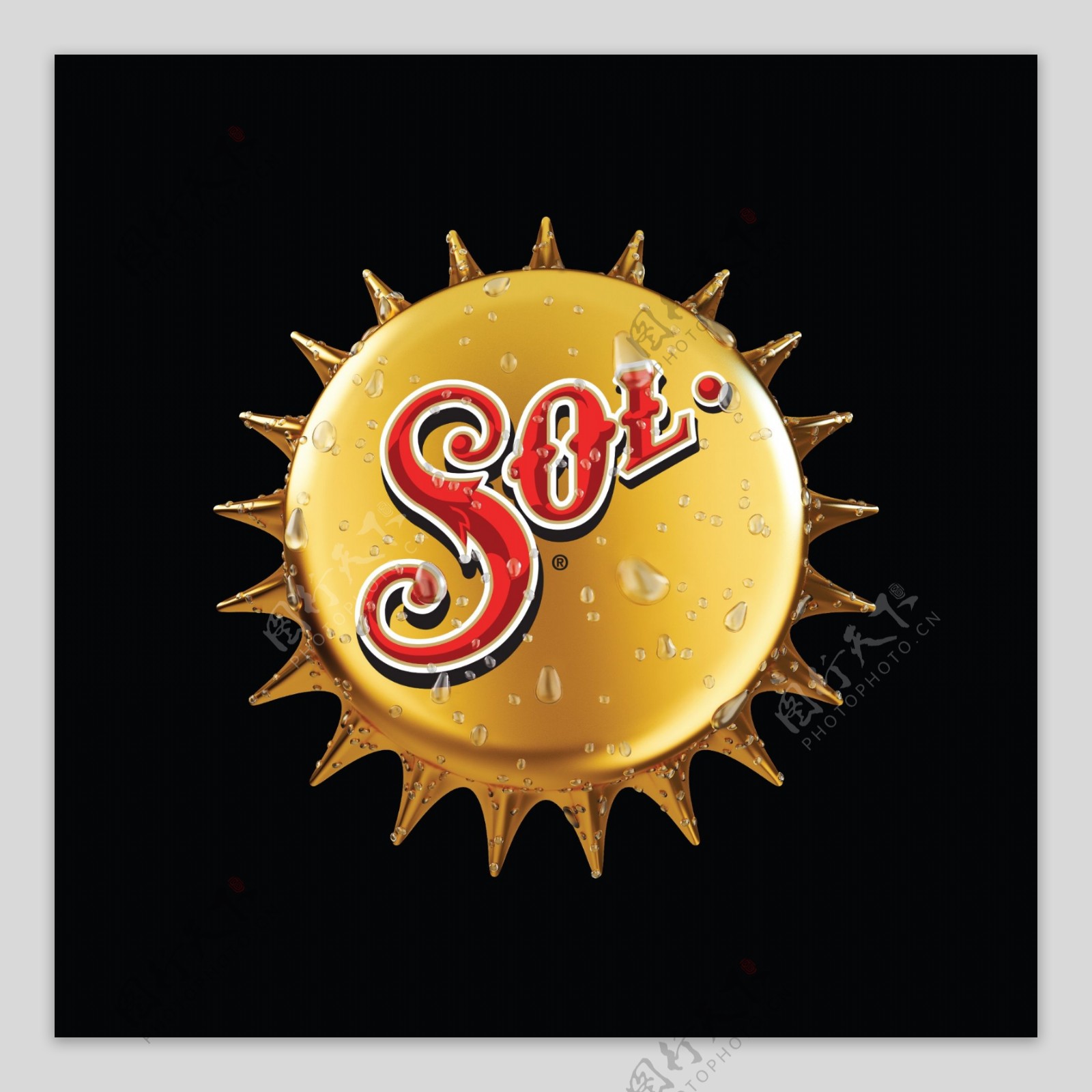 sol太阳啤标志图片