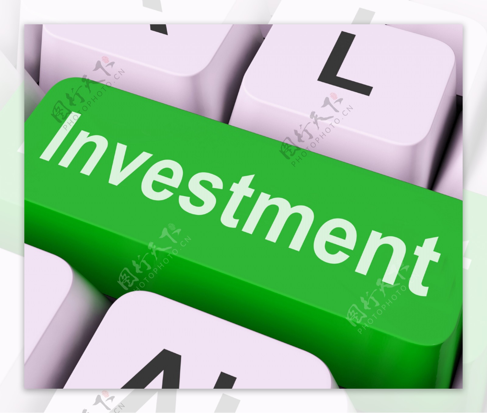 投资重点显示财富和投资回报率的投资