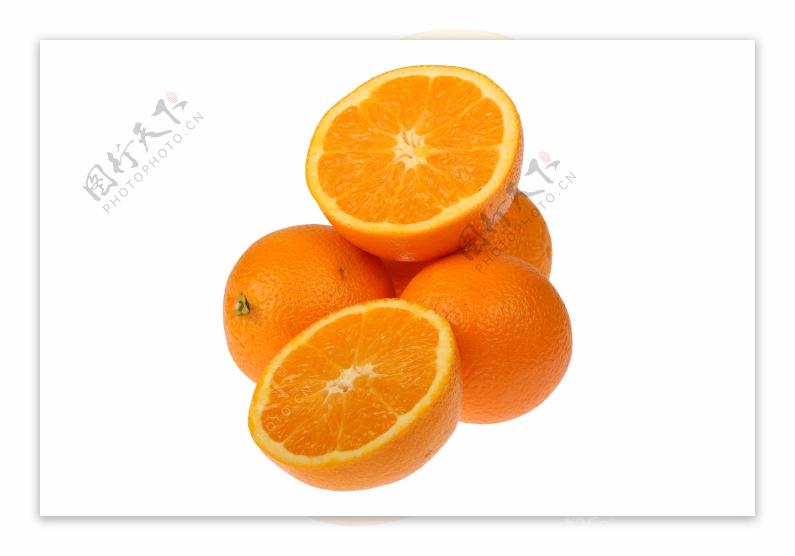 橘红色的果实