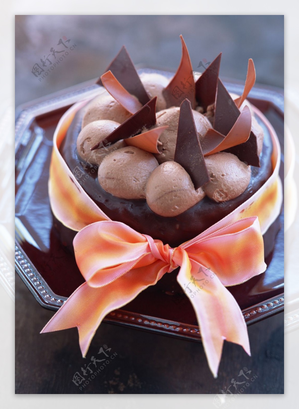 浪漫生日礼物巧克力蛋糕