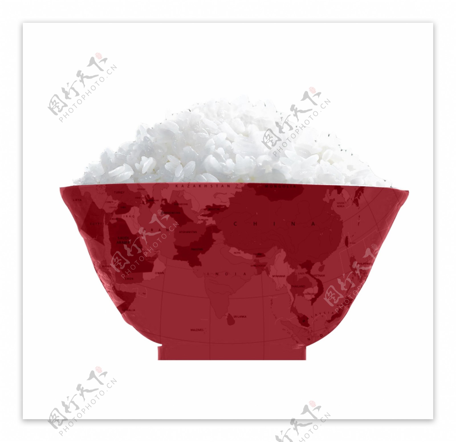 米饭碗图片