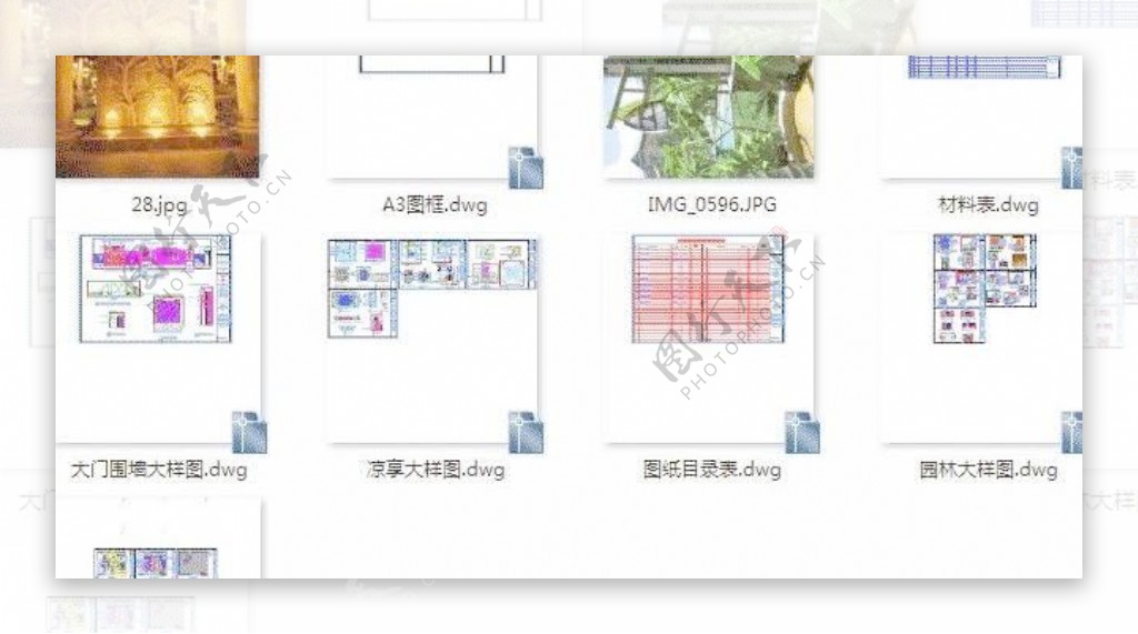 东南亚风格别墅庭院设计图