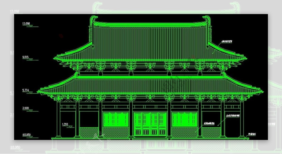 仿唐大殿