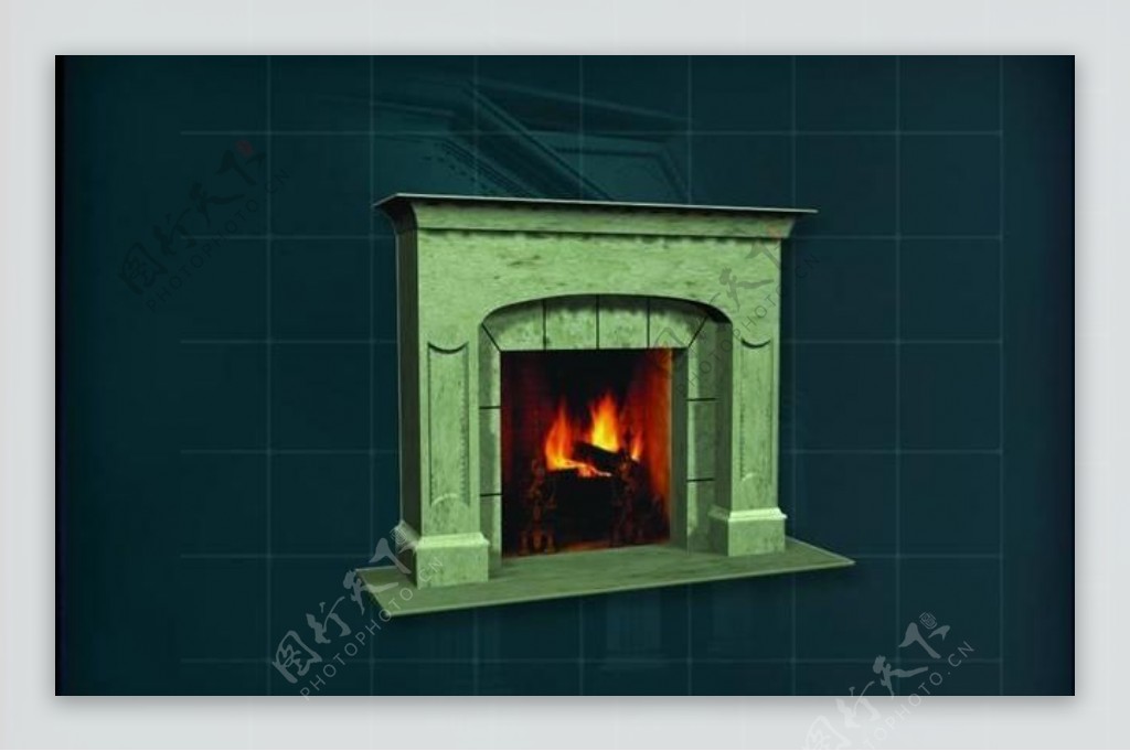 装饰构件之壁炉3D模型壁炉006