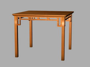 中式桌子3d模型家具3d模型75