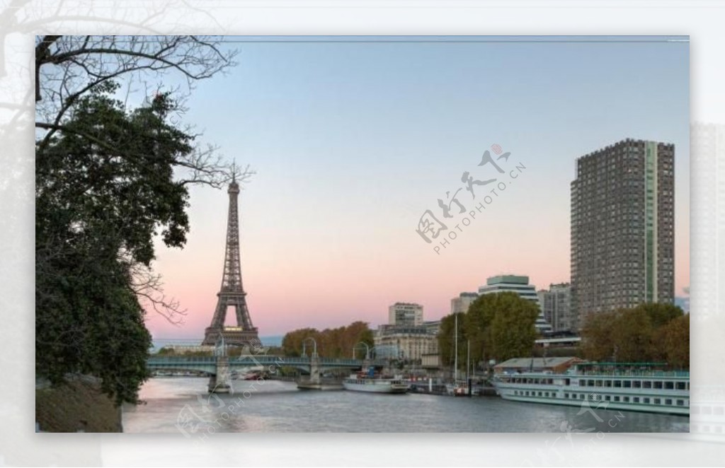 法国巴黎铁塔高清摄影图片