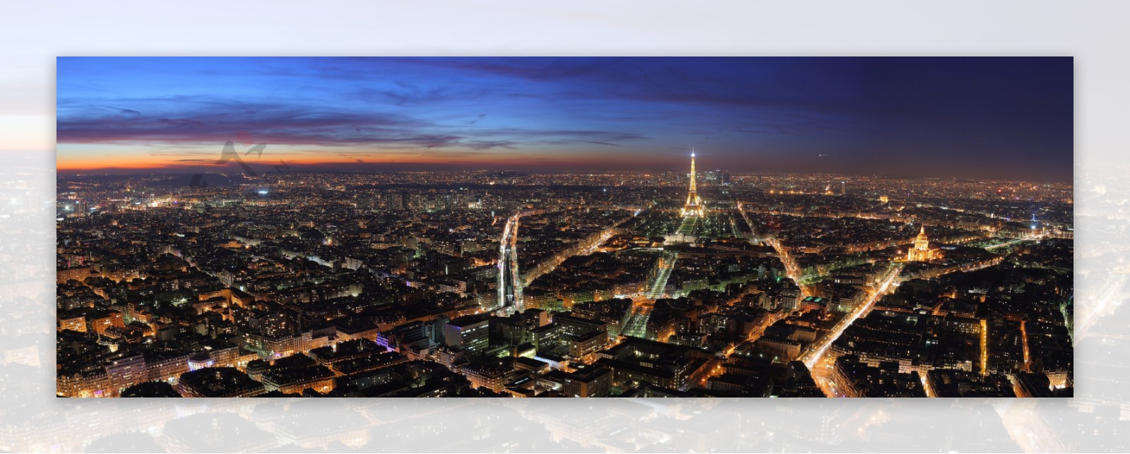 城市风光之巴黎夜景图片