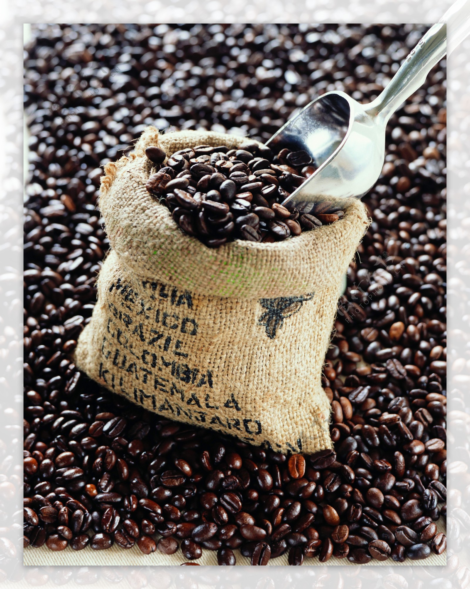 袋装非洲高级咖啡豆