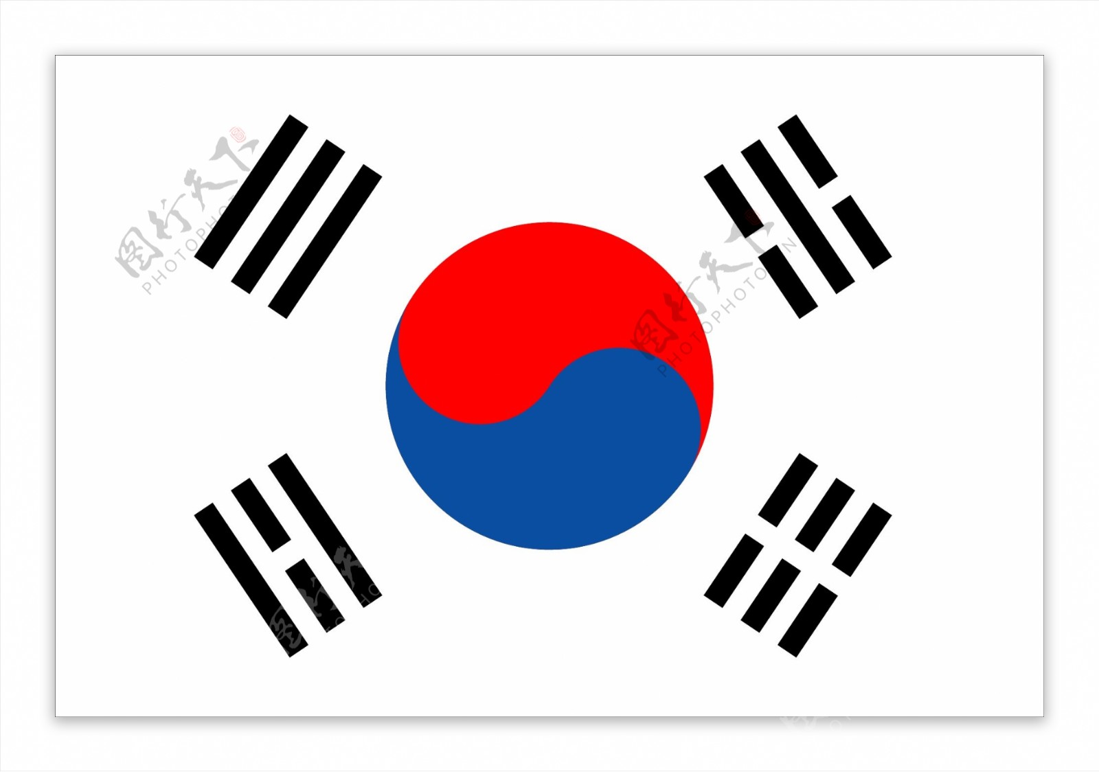 旗帜类矢量素材韩国