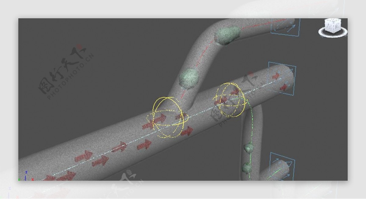 3dmax流水动画图片