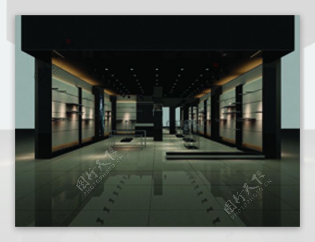 茶具专柜展览展示设计3D设计空间设计