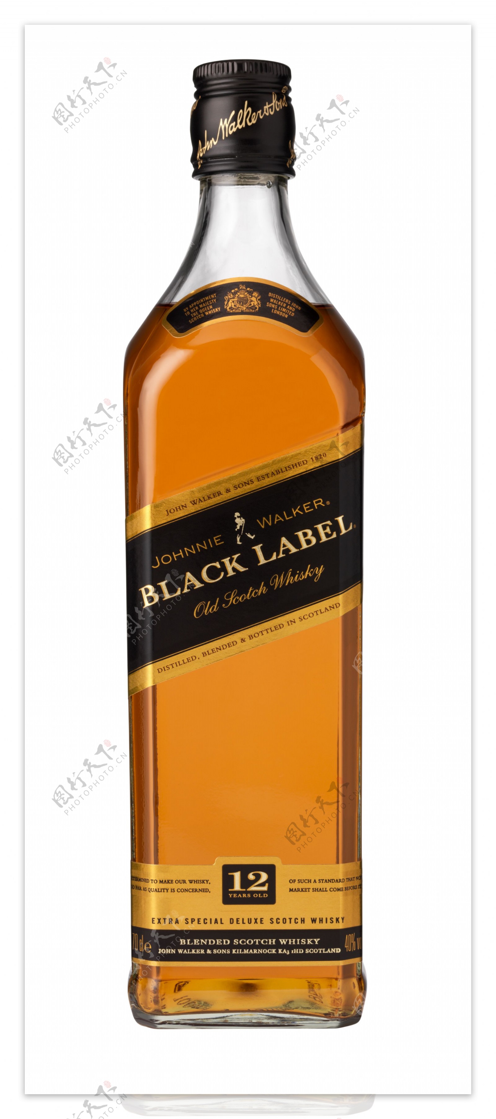 johnnywalkerblacklabel酒瓶图片