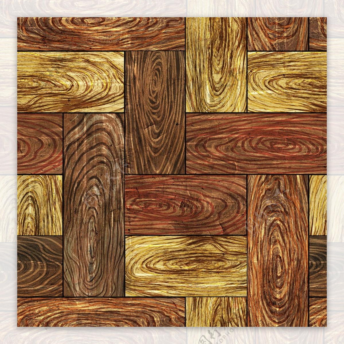 3dsmax木地板材质贴图