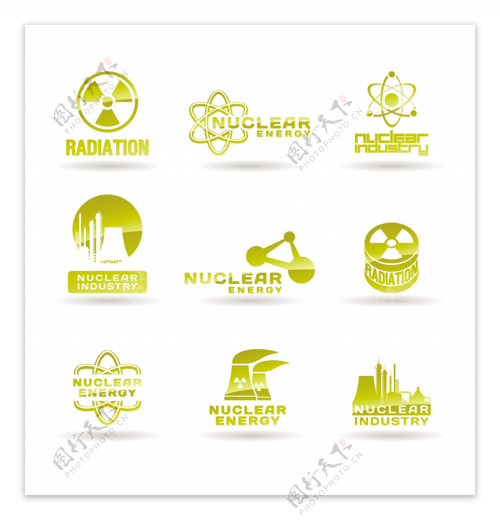 核工业企业logo设计图片