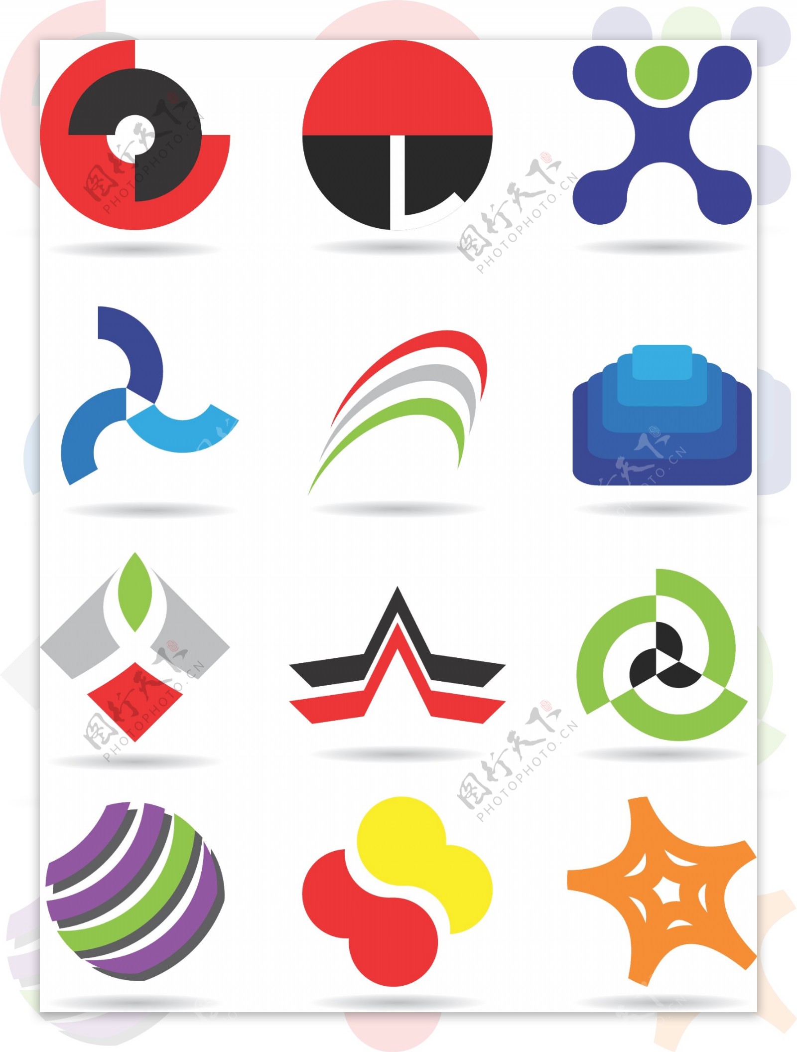 标志标识logo设计元素图片