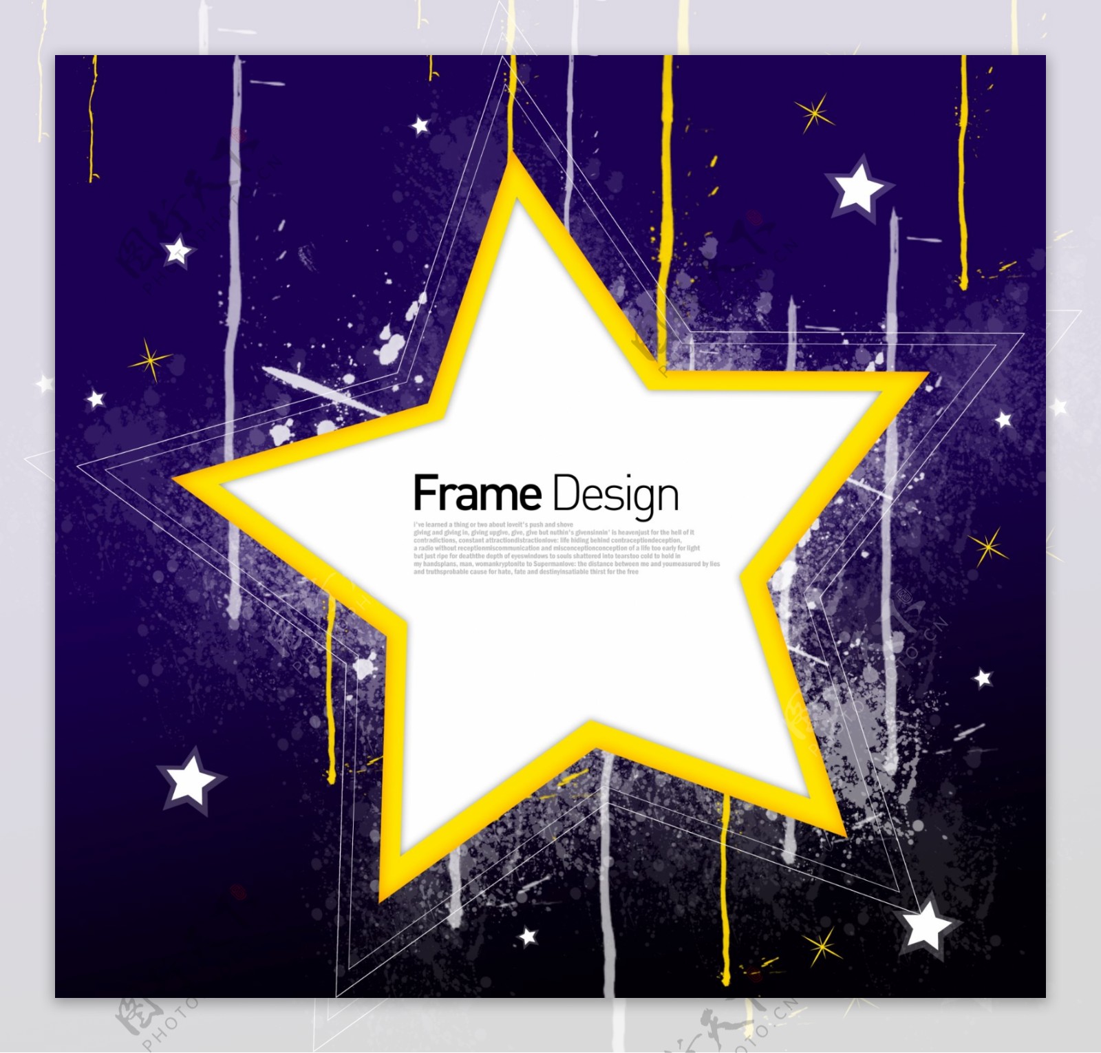 全新花纹花纹底纹framedesign屏幕爱心五角星psd分层素材源文件09韩国设计元素