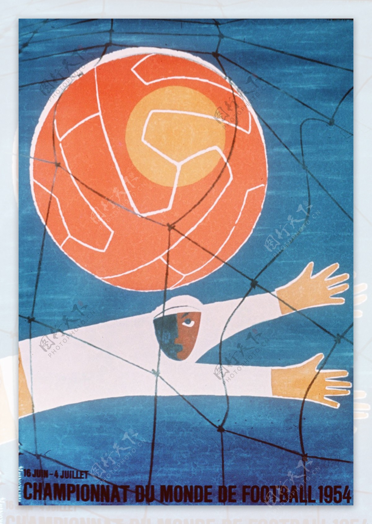1954年瑞士世界杯海报图片