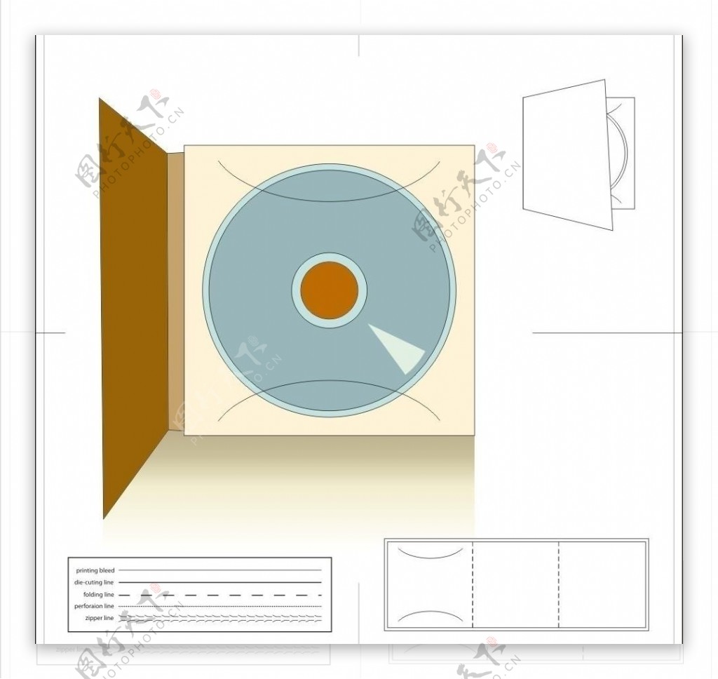 CD包装设计样机图片-图行天下素材网