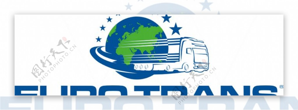EuroTranslogo设计欣赏EuroTrans公路运输LOGO下载标志设计欣赏