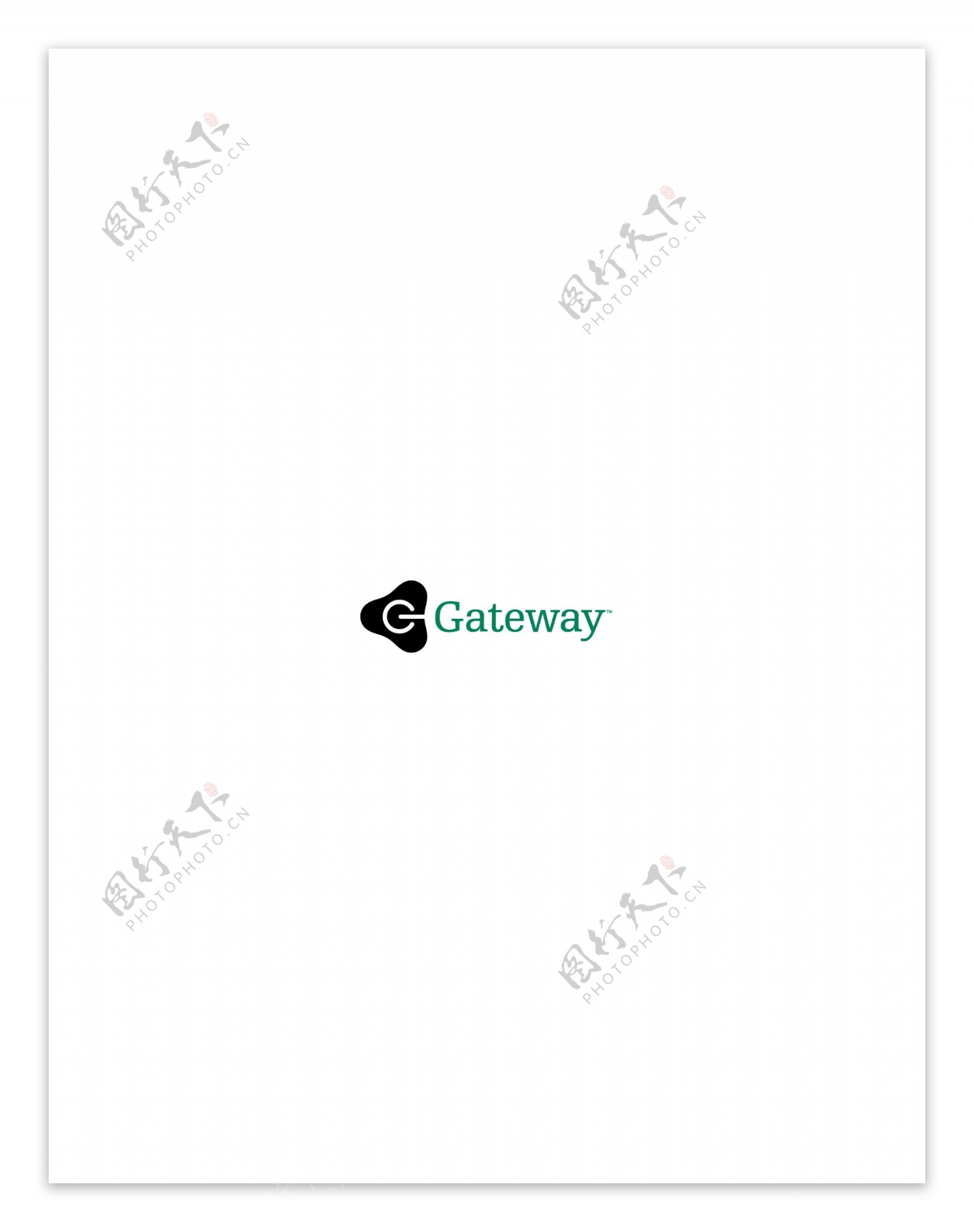 Gatewaylogo设计欣赏Gateway电脑公司LOGO下载标志设计欣赏