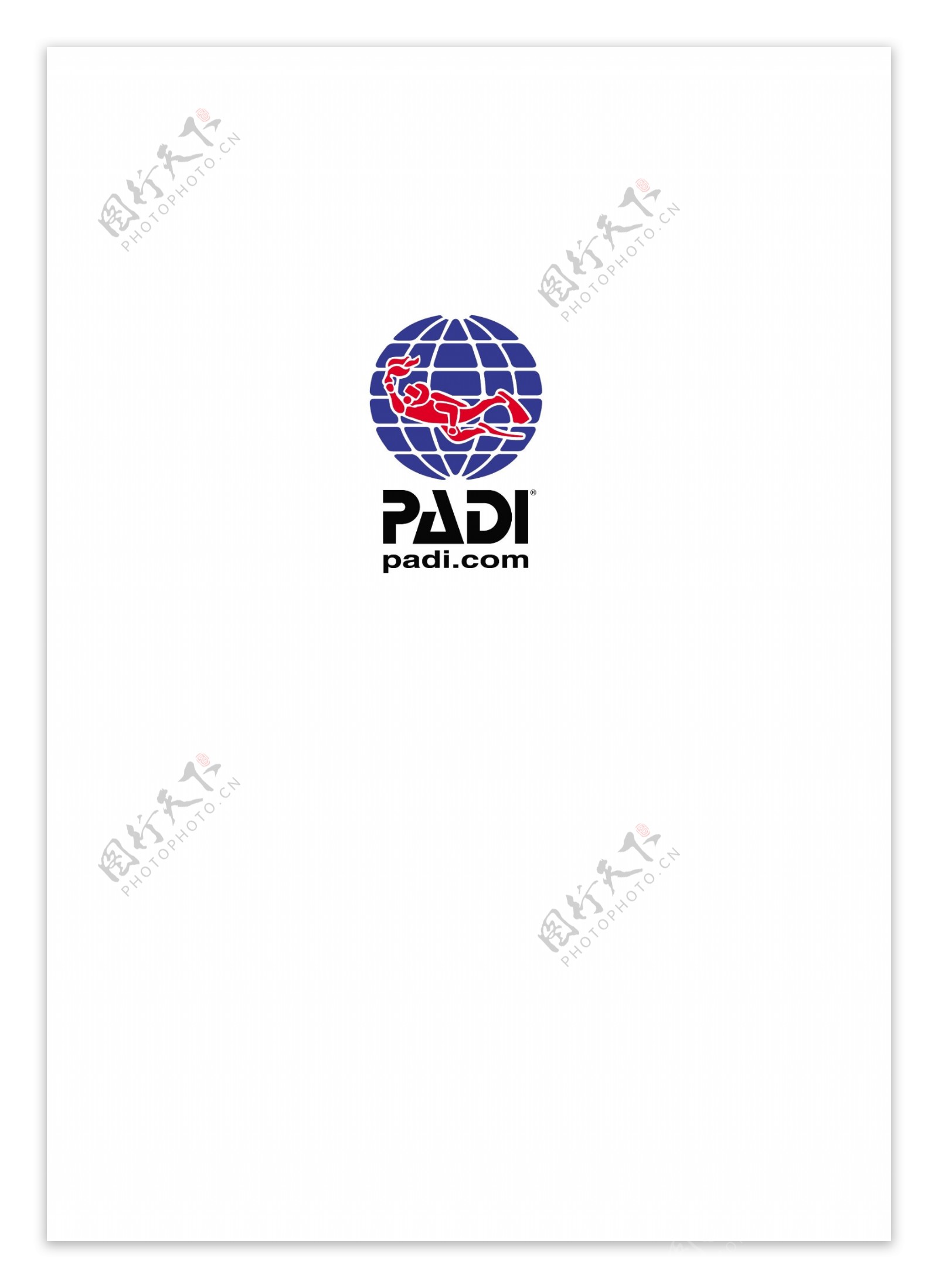 PADIlogo设计欣赏PADI体育比赛标志下载标志设计欣赏