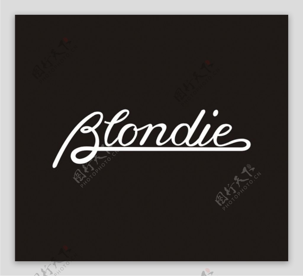 Blondielogo设计欣赏Blondie乐队标志下载标志设计欣赏